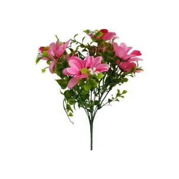 umělá květina Kopretina kytička růžová J196 růžová