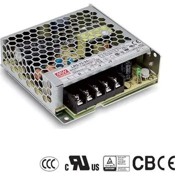 spínaný zdroj Mean Well LRS-75-5 Spínaný zdroj uzavřený 75W 5V