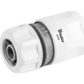 Hadicová spojka Bradas Rychlospojka na hadici 1/2" nebo 5/8" se stop ventilem, WL-2140