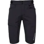 Pánské MTB prodloužené šortky Klimatex BRUNI 2XL Černá, Stříbrná