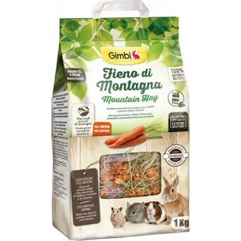 Krmivo pro hlodavce Gimborn IT Seno GIMBI horske s mrkvi 1kg