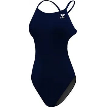 Dámské plavky Tyr Durafast Elite Cutoutfit Navy XS - UK30