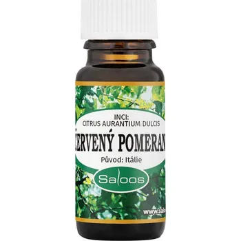 Saloos esenciální olej Pomeranč červený 10 ml 20 ml