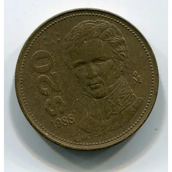 MEXIKO. 20 pesos 1988.