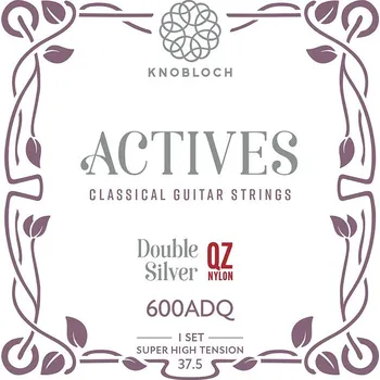 Struna pro kytaru a smyčcový nástroj Knobloch ACTIVES Double Silver QZ Nylon Super High Tension 37.5 + prodloužená záruka 3 roky