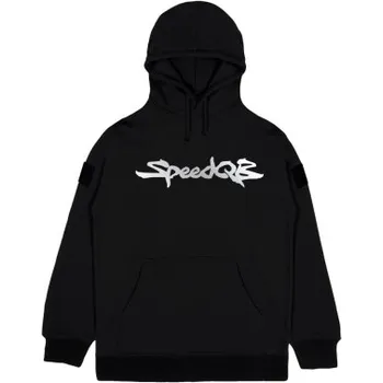 Pánská mikina SPEEDQB SUPRA HOODIE (3M REFLECTIVE LOGO), vel. XL - ČERNÁ