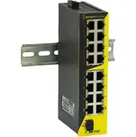 Brainboxes SW-7717 Hardened Industrial 14x 10/100, 2x 1G & 1x SFP Ethernet Switch