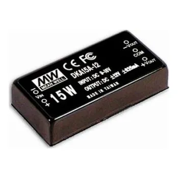 Stavebniny Mean Well DKA15B-15 Měnič DC/DC modulový 15W +-15V