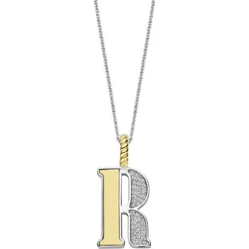 Náhrdelník Zlacený přívěsek s řetízkem TI SENTO Písmeno R 6840ZY 6840ZY_R