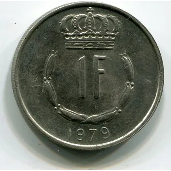 LUCEMBURSKO. 1 franc 1979.