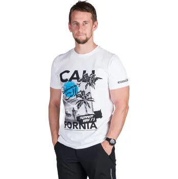 Pánské tričko Northfinder Pánské sportovní triko z organické bavlny JANNICK, bílá, S