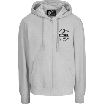 Pánská mikina PitBull West Coast - pánská KPZ mikina PHYSICAL CULTURE šedá 3XL