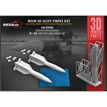 Plastikový model RESARM 1/48 R-33 Ait-to-Air Missile (2 pcs.)