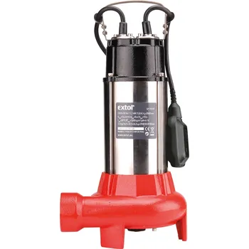 Čerpadlo EXTOL PREMIUM Čerpadlo ponorné kalové s řezacím nožem, 1100W, 16200l/h=270l/min