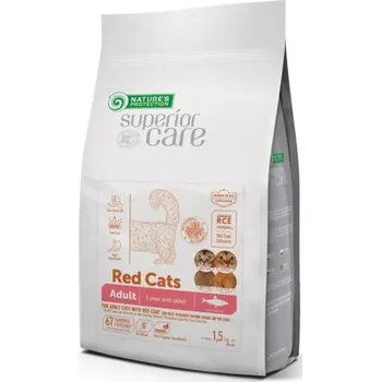 Krmivo pro kočku Nature's Protection Cat Dry Superior Care Red Adult GF Herring 1,5 kg