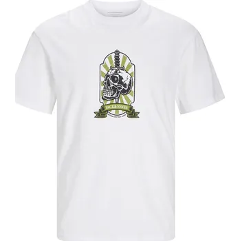 Oblečení a móda Tričko Jack and Jones Bright White 1103180 S