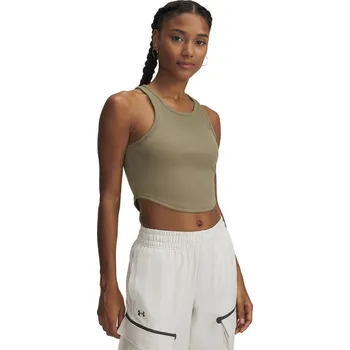 Dámské tílko Under Armour RIVAL RIB TANK W hnědé 1389798-251 - S | UK 7 | US 9,5