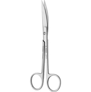 Chov hospodářského zvířete Nůžky chirurgické zahnuté hrotnaté 18,5 cm