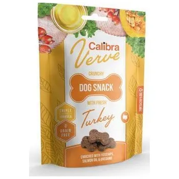 Pamlsek pro psa Calibra Dog Verve Crunchy Snack Fresh Turkey 150g
