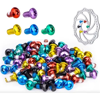 Brzda na kolo Šrouby ke kotoučům ZTTO imbus 12 ks Elox zelená