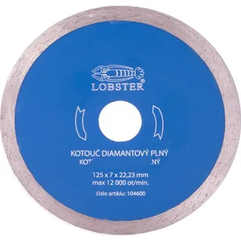 Řezný kotouč LOBSTER Diamantový kotouč plný 150mm