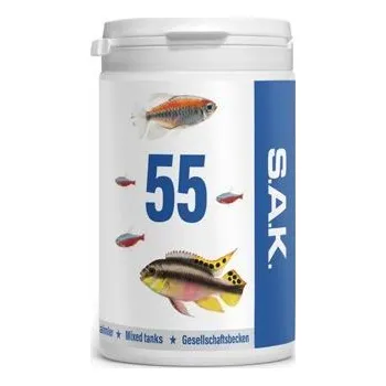 Krmivo pro rybičky S.A.K. 55 130 g (300 ml) velikost 00