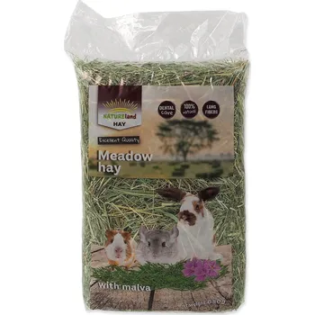 Pro hlodavce Seno Nature Land s květy slézu 0,65kg