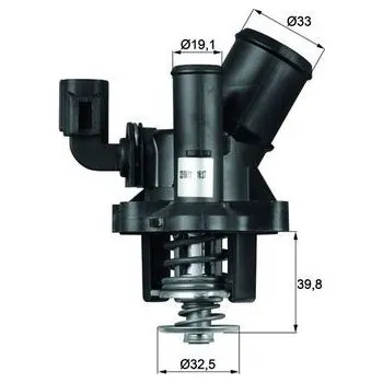 Automobilové těsnění Termostat, chladivo MAHLE TM 17 98 S