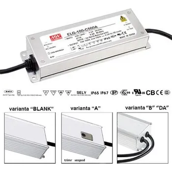 Stavebniny Mean Well ELG-100-C350A-3Y Proudový zdroj pro LED