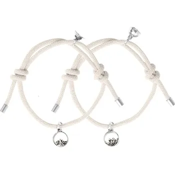 Náramek J&W Dámská sada náramků Dushku bílá One size