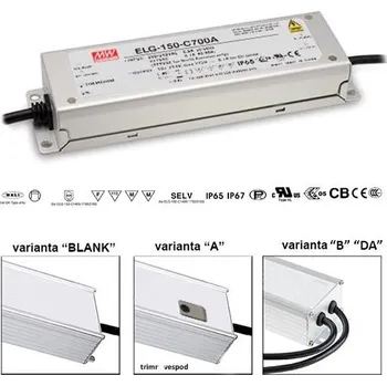 Napájecí zdroj pro osvětlení Mean Well ELG-150-C2100A-3Y Proudový zdroj pro LED