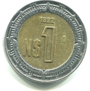 MEXIKO. 1 peso 1992.