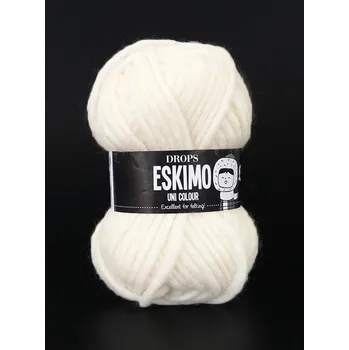 Příze Příze DROPS Snow uni color 01 - smetanová