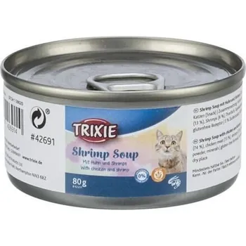 Krmivo pro kočku Shrimp Soup krevety & kuře - tekutý pamlsek pro kočky, 80 g