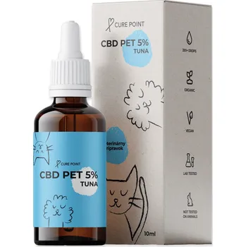 CBD Olej CBD PET 5% tuňák 10ml