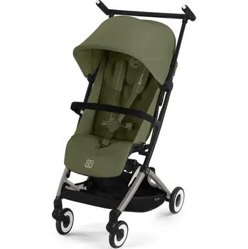 Kočárek CYBEX Libelle Taupe/Moss Green + madlo