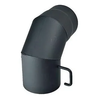 Kouřovod Kovoblesk Koleno kouřové s klapkou 150mm / 90°, tl. 1,5mm 3011637