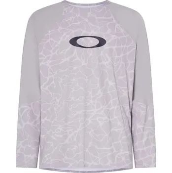 cyklistický dres OAKLEY dres Seeker Airline LS šedá XS