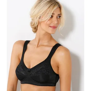 Podprsenka Podprsenka pro ženy po operaci prsu, s krajkou, bez kostic černá 95D