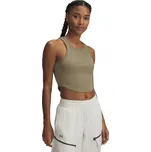 Dámské tílko Under Armour RIVAL RIB TANK W hnědé 1389798-251 - XL | UK 10,5 | US 11,5