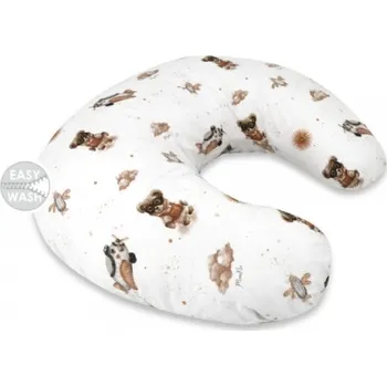 Kojící polštář Kojící polštář/podkova, bavlna, Méďa pilot - bílá, béžová