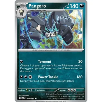 Sběratelská karetní hra Pangoro 099/159 - Journey Together Typ karty: Non-Holo