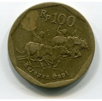 INDONÉSIE. 100 rupiah 1991.