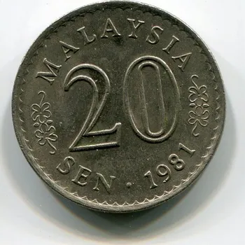 MALAISIE. 20 sen 1981.