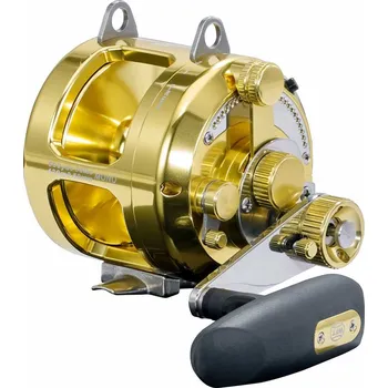 Rybářský naviják WFT multiplikátor Blue Water II 20S 2-Speed RH (Dvourychlostní multiplikátor pro těžký mořský rybolov i lov sumců.)