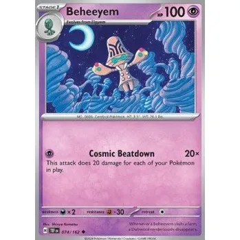 Sběratelská karetní hra Pokémon TEF 074/162 Beheeyem - Temporal Forces Stav: Near Mint, Verze: REVERSE HOLO