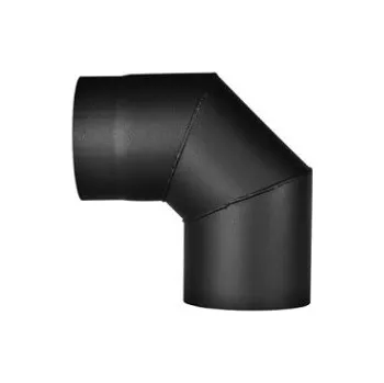 Kouřovod Kovoblesk Koleno kouřové 130mm / 90°, tl. 1,5mm 3011584