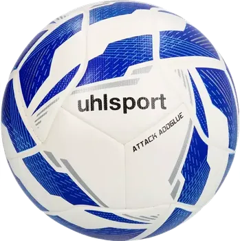 Fotbalový míč Fotbalový míč Uhlsport Attack Addglue velikost 4 bílo-modrý2