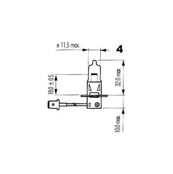 Žárovka Specielní žárovka H3 48V 50W PK22s