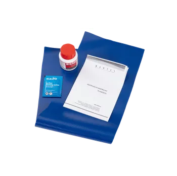 Krycí plachta Sada na opravu plachty MANTES Eco Blue 500 g/m2